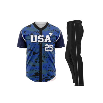 Custom Design Baseball Uniform